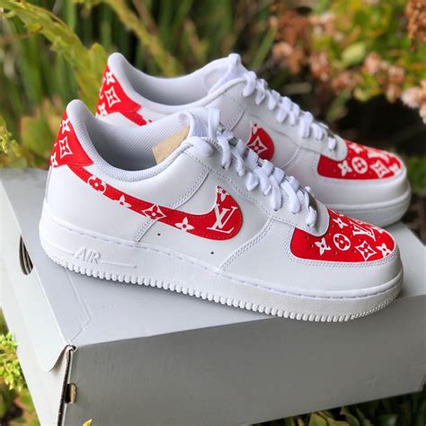 louis vuitton supreme shoes air force 1|louis v air force 1.